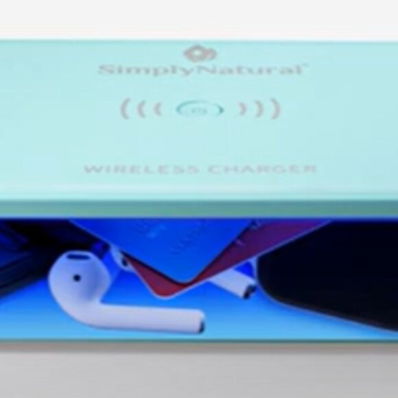Simply Natural UV Sterilizer Box w/Wireless Phone Charger - Picture 3 of 6